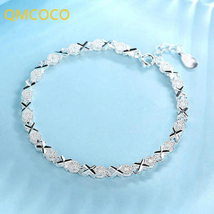 Creative OX Shape Silver Bracelet for Women