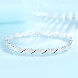 Creative OX Shape Silver Bracelet for Women