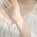 Creative OX Shape Silver Bracelet for Women