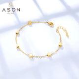 Link Chain Bracelets Stainless Steel Square Accessories for Women