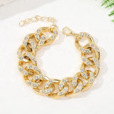 Punk Cuban Chain Metal HipHop Link Bracelet