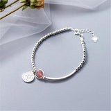 Crystal Ball Coin Charm Bracelet&Bangle for Women Wedding