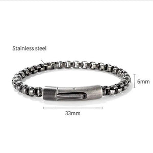 Stainless Steel Men's Thin Bracelet Buckle