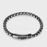 Stainless Steel Men's Thin Bracelet Buckle