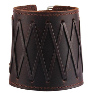 Steampunk Gauntlet Cuff Wide Arm Bracers Biker Wrist Protector
