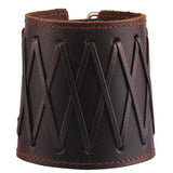 Steampunk Gauntlet Cuff Wide Arm Bracers Biker Wrist Protector