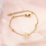 Colorful Cubic Zirconia Chain Bracelet