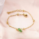 Colorful Cubic Zirconia Chain Bracelet