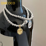 Silver Smile Pendant Bracelet for Girls Sweet Romantic Jewelry Style