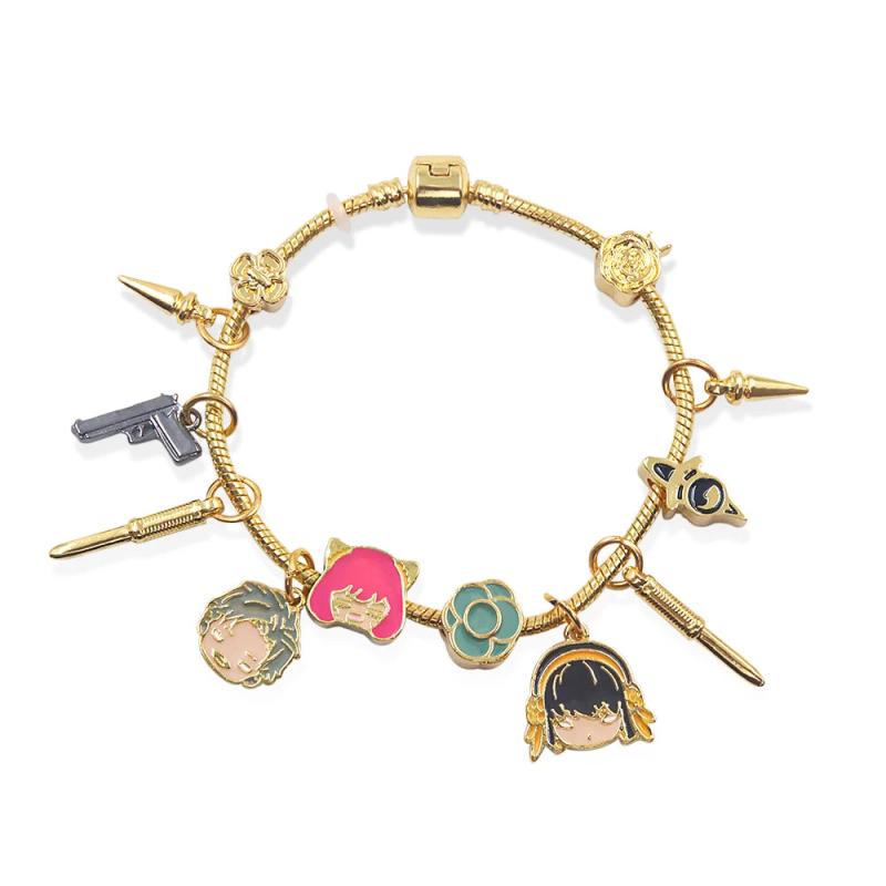 Spy X Family Cosplay Bracelet Twilight Yor Forger Anya Forger Figure Metal