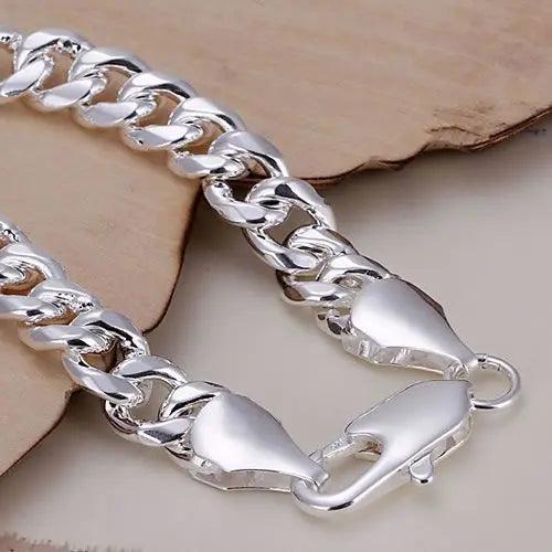 10mm Shrimp Shape Bracelet Link Bangle Women Valentines Jewelry