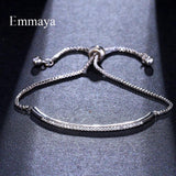 Adjustable Bracelet Bangle for Women CZ Rose Jewelry