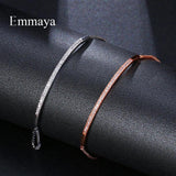 Adjustable Bracelet Bangle for Women CZ Rose Jewelry