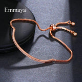 Adjustable Bracelet Bangle for Women CZ Rose Jewelry