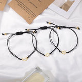 Sun Moon Star Bracelet Set Stainless Steel Couple Bracelets Jewelry