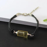 Crystal Vial Bracelet, Wishing Bracelet, Cotton Bracelet, Name on Rice Bracelet