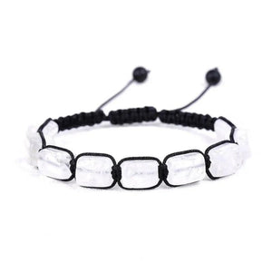 Vintage Stone Beads Bracelet Women Men Fall-Resistant All-match Yoga Braid