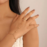 Pearl Heart Chain Multi-layer Bracelet