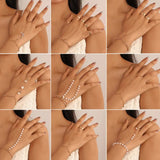 Pearl Heart Chain Multi-layer Bracelet