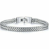 Men's Stainless Steel Snake Chain Bracelet