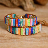 Vintage Style Women Turquoise Wrap Bracelet