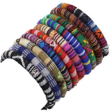 Colorful Boho Ethnic Weave Wrap Bracelet Men Women