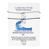 Bohemian Wave Bracelet Set for Women - Adjustable Rope Chains Bracelets