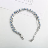 Claw Chain Crystal Titanium Steel Bracelet
