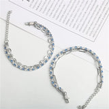 Claw Chain Crystal Titanium Steel Bracelet
