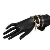 Cold Wind Business Metal Jewelry Geometric Chain Set Bracelet