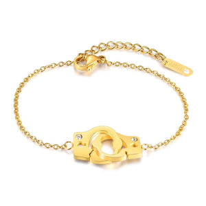 Handcuffs Bracelets for Women Alloy Couples Freedom Bracelets Bangles Gift