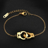 Handcuffs Bracelets for Women Alloy Couples Freedom Bracelets Bangles Gift