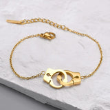 Handcuffs Bracelets for Women Alloy Couples Freedom Bracelets Bangles Gift