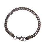 Cuban Chain Bracelet Stainless Steel 6mm Men Women Gift