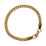 Cuban Chain Bracelet Stainless Steel 6mm Men Women Gift