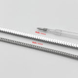 Titanium Steel Stainless Steel Blade Chain Jewelry
