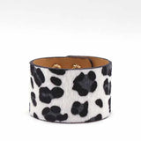 Leopard Circle Leather Bracelet Women Bangle Jewelry