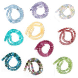Aquamarine Cube Gemstone Beads 8mm Faceted Spacer Loose Beads DIY Bracelet