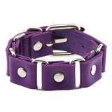 Studded Spikes Rivet Stud Cuff PU Leather Punk Gothic Bracelet