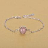 Silver Crystal Charm Bracelets Fine Jewelry