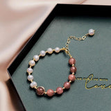 Women's Natural Pearl Charm Bracelet Bangle