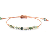 Boho Natural Stone Bracelet Wrap Chain Gift Jewelry