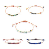 Boho Natural Stone Bracelet Wrap Chain Gift Jewelry