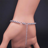 Wicca Celtics Knot Bracelet Silver Witch Geometric Irish Knot Jewelry