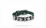 Retro Cowhide Alloy Bracelet Belt Star Leather Bracelet