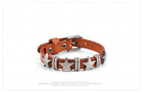 Retro Cowhide Alloy Bracelet Belt Star Leather Bracelet