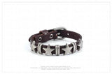 Retro Cowhide Alloy Bracelet Belt Star Leather Bracelet