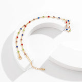 Boho Crystal Finger Bracelet Hand Harness Y2K Jewelry