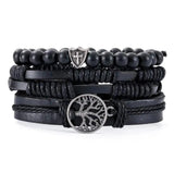 Vintage Multi-layer Leather Bracelet Boho Style Party Gift