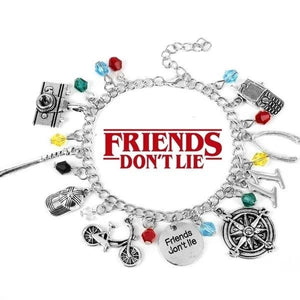 Stranger Things Charm Boho Bracelet Wristlet Movie Jewellery